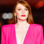 Bryce Dallas Howard Instagram - Thank you @academymuseum! 💕🦩 #AcademyMuseumGala ⁣ ⁣ Hair: @misterjasonlow⁣ Makeup: @vivianbaker⁣ Nails: @chuenails⁣ Styled by Publicist Extraordinaire: @alex.schack⁣ Dress: @alexandrevauthier⁣ Shoes: @jimmychoo Jewelry: @shycreationfinejewelry⁣ ⁣ 📸: 1-4: @andiejjane 📸 5-6: @academymuseum/ @gettyimages ⁣ [ID: Standing on the red carpet at the Academy Museum, BDH smiles and wears a fuscia dress and red shoes.] Academy Museum of Motion Pictures