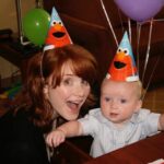 Bryce Dallas Howard Instagram – T-Man! You’ve had the nickname since we took this photo, but now it’s getting real – you’re 17!! I am in such awe of the deeply kind, ever-stylish, creative, smart, and wonderful man you’re becoming and I am so grateful to be your mom. We love you so, so much Theo 💛 Happy Birthday!! 🎉🥳⁣
⁣
[ID: Celebrating at a party, BDH and Theo wear matching Elmo-themed party cone hats and smile together. Green and purple balloons float in the background.]