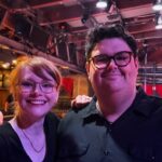 Bryce Dallas Howard Instagram - I haven’t laughed this hard IN MY LIFE! @calebsaysthings, you are a genius. Congrats on a legendary stand-up tour, I will never ever forget this night! You absolutely KILLED ⁣ [ID: BDH and Caleb smile (and laugh even more) after Caleb’s hilarious stand-up set at the Bourbon Room.] Bourbon Room Hollywood