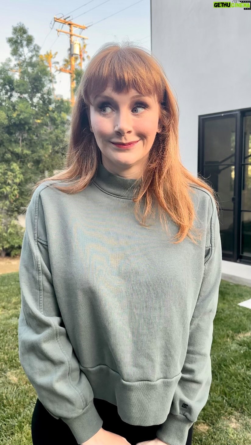Bryce Dallas Howard - 212.3K Likes - Just call me cat lady 🤪
p.s. For the cat lovers watching who want to try a sling: it’s so so important that you stay in tune with your pet’s cues. If they show even the *slightest* sign of discomfort: let them go! And even before you try a sling, spend time developing that nonverbal communication with your pet. For me, I know that Lily loves nothing more than being carried (or crawling under my shirt), but my other cats love roaming free. All to say, when you and your pet are ready, listen intently and have fun ♥️