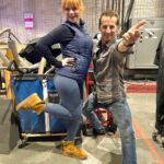 Bryce Dallas Howard Instagram – Reunited with the (stunt) Spider-Man to my Gwen Stacy ❤️ Colin, it’s always the best getting to be on a set with you!!⁣⁣⁣
⁣⁣⁣
[ID: Colin Follenweider (right) stands in a classic Spider-Man web-shooter pose next to BDH (left) who poses as Gwen with her right hand on her hip and right foot popped in the air.]