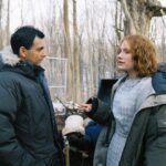 Bryce Dallas Howard Instagram - Happy Birthday to the man who started my career in film. Night, I will never EVER be able to thank you enough. Thank you for taking the immense risk in casting 21-year-old (never-done-a-movie) BDH. Thank you for inviting me back to the party and for being so unwavering in your belief in me. Thank you for being such a wonderful example of a storyteller and family man (forever obsessed with your girls). Night, there is no one on the planet like you — you are a true original, pure magic, and have been a legend since the start. Happy birthday friend:)⁣⁣ ⁣⁣ [ID: Standing in the woods and wearing heavy winter coats, Night & BDH (in a costume and wig) talk to each other while shooting “The Village” circa 2003]