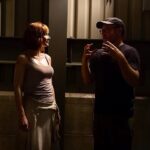 Bryce Dallas Howard Instagram - To know and work with a director whose vision I whole-heartedly trust is a rare gift — @colin.trevorrow, you are that gift and over the years, I’ve deeply appreciated your gracious advice and unwavering support. ⁣⁣ ⁣⁣ Like me, the students in the #NineMusesLab can’t get enough of Colin’s stories and wisdom, and now you can listen too at @ninemusesentertainment! His Q&A about the growing opportunities for artists in the entertainment industry is so on point — check out the full interview at the link in bio 🔊⁣⁣ ⁣⁣ repost @ninemusesentertainment: “I think there’s so many people who are now having stories told for them in a way that’s never happened in history, and I think that the exhibition system that we have is starting to reflect that.” — Colin Trevorrow (@colin.trevorrow)⁣⁣ ⁣⁣⁣ Questions about making work as a multi-hyphenate artist warrant many perspectives — and this is where you’ll find a few. Welcome to “Ask A Muse.”⁣⁣⁣⁣⁣⁣ ⁣⁣⁣⁣⁣⁣ This Week’s Muse: Colin Trevorrow⁣⁣ This Week’s Question: What opportunities do you see for artists emerging into the industry today?⁣⁣ ⁣⁣⁣⁣⁣⁣ Listen to Colin’s full response at the link in bio ☝️⁣⁣⁣ ⁣⁣⁣⁣ 📸: @universalpictures⁣⁣ ⁣#NineMuses #TheMuse #BryceDallasHoward #ColinTrevorrow #JurassicWorldDominion⁣⁣ ⁣⁣ [ID: While filming the final battle sequence on set of the first Jurassic World, Colin gesticulates with his hands and gives direction to BDH who plays Claire Dearing]