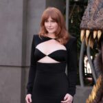 Bryce Dallas Howard Instagram - Thank you LA for such a fabulous premiere of our little dino movie! I can’t say it enough: Jurassic family, I love you 💚⁣⁣ ⁣⁣ We’re down to mere hours, folks – #JurassicWorldDominion is in theaters *this Friday* June 10! Comment with a 🦖 if you have your tickets⁣⁣ ⁣⁣ [ID: A slideshow of BDH with her Jurassic family at the premiere of Jurassic World Dominion at the TCL Chinese Theatre. She wears a cutout black @alexperryofficial dress and jewelry by @ireneneuwirth]