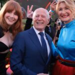 Bryce Dallas Howard Instagram - Thank you LA for such a fabulous premiere of our little dino movie! I can’t say it enough: Jurassic family, I love you 💚⁣⁣ ⁣⁣ We’re down to mere hours, folks – #JurassicWorldDominion is in theaters *this Friday* June 10! Comment with a 🦖 if you have your tickets⁣⁣ ⁣⁣ [ID: A slideshow of BDH with her Jurassic family at the premiere of Jurassic World Dominion at the TCL Chinese Theatre. She wears a cutout black @alexperryofficial dress and jewelry by @ireneneuwirth]