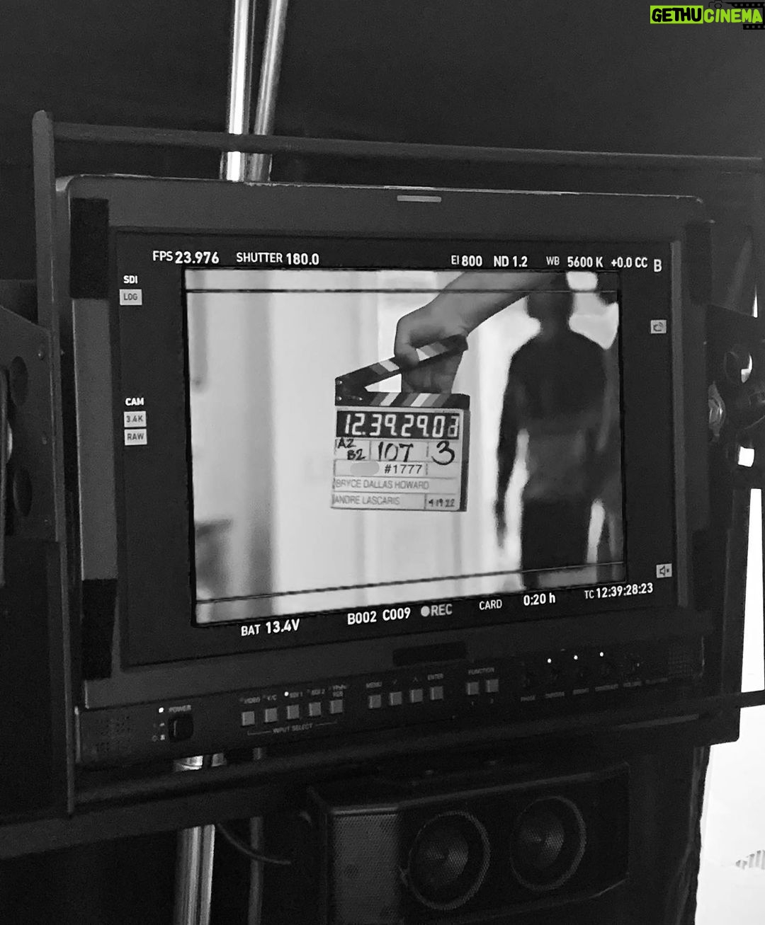 Bryce Dallas Howard Instagram - that’s a wrap! scenes from video village 🎬 #FemaleFilmmaker