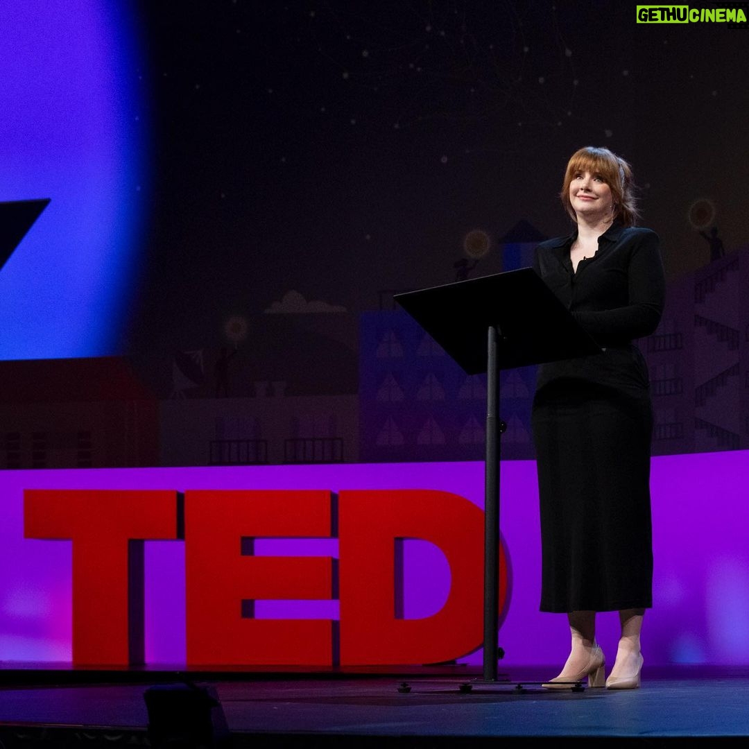 Bryce Dallas Howard Instagram - So… I did a thing #TED2022 📸: Ryan Lash & Gilberto Tadday