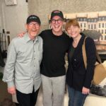 Bryce Dallas Howard Instagram – Wow, wow, wow. Broadway theater history is in the making with the brilliant and multi-talented @seanhayes in “Good Night, Oscar” 👏👏👏 ⁣
⁣
Storytelling on a whole other level. Bravo to everyone involved! Thank you for inviting me Pops on such a memorable theater adventure @realronhoward 🎭⁣
⁣
Also, without giving anything away, there is a big moment in the show that made me uncharacteristically yell out “F*#K” (while sitting next to my Dad) 🤣 I quickly followed it with panicked whispers under my breath, “Sorry! Sorry for swearing everyone!”, but apologies to anyone who was seated near me – it was a goooooood show and I was INVESTED!⁣
⁣
[ID 1 & 3: Backstage, Ron Howard (left) and BDH (right) celebrate Sean Hayes (middle) after a fantastic performance with a photo together.]⁣
⁣
[ID 2: BDH (left) and Ron Howard (right) take a selfie together in the audience of the Belasco Broadway Theatre before the show.]