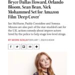 Bryce Dallas Howard Instagram – Up Next… Deep Cover ✨⁣
⁣
[ID 1: A close up of hands holding a slate for “Deep Cover” on set.]⁣
⁣
[ID 2: An article from “The Hollywood Reporter” with the headline, “Bryce Dallas Howard, Orlando Bloom, Sean Bean, Nick Mohammed Set for Amazon Film ‘Deep Cover’” with BDH’s headshot underneath.]⁣
⁣
[ID 3: An article from “Deadline” with photos of the cast and the headline, “‘Deep Cover:’ Bryce Dallas Howard, Orlando Bloom, Sean Bean, Paddy Considine Set for Prime Video UK Action Movie About Improv Actors Working for the Cops.”]
