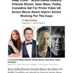 Bryce Dallas Howard Instagram – Up Next… Deep Cover ✨⁣
⁣
[ID 1: A close up of hands holding a slate for “Deep Cover” on set.]⁣
⁣
[ID 2: An article from “The Hollywood Reporter” with the headline, “Bryce Dallas Howard, Orlando Bloom, Sean Bean, Nick Mohammed Set for Amazon Film ‘Deep Cover’” with BDH’s headshot underneath.]⁣
⁣
[ID 3: An article from “Deadline” with photos of the cast and the headline, “‘Deep Cover:’ Bryce Dallas Howard, Orlando Bloom, Sean Bean, Paddy Considine Set for Prime Video UK Action Movie About Improv Actors Working for the Cops.”]