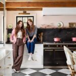 Bryce Dallas Howard Instagram - Today, January 31st, would have been my Grandma Jean’s 97th birthday which makes it all the more meaningful to share this @archdigest tour with you. My Grandma Jean inspired so much of how we decorated this house 💛⁣ ⁣ This is my second design collaboration with the exceptional @clairethomas. Claire has such a special gift for bringing out the story in anything and our home is just another example of that — every room is a different story of our family and what we most treasure. Thank you, thank you, thank you Claire!⁣ ⁣ Watch the AD tour of this Wes Anderson meets Jane Austen style home at the link in bio 🔗⁣ ⁣ Photography: @donnadotanphoto⁣ Interior Styling: @emilypertzborn⁣ Design: @clairethomas⁣ Writing: @kristenflanagan⁣ ⁣ [ID: Sitting in her kitchen, which now bounces with light, BDH smiles and rests on the countertop by the oven. She wears navy blue jeans, white sneakers, and a grey sweater with blue stripes.]⁣ ⁣ [ID: Splashes of Grandma Jean and Seth’s Nana around the home, like the open display of Depression glassware in the dining room and the bright blue wallpaper with yellow lemons in the guest room.]