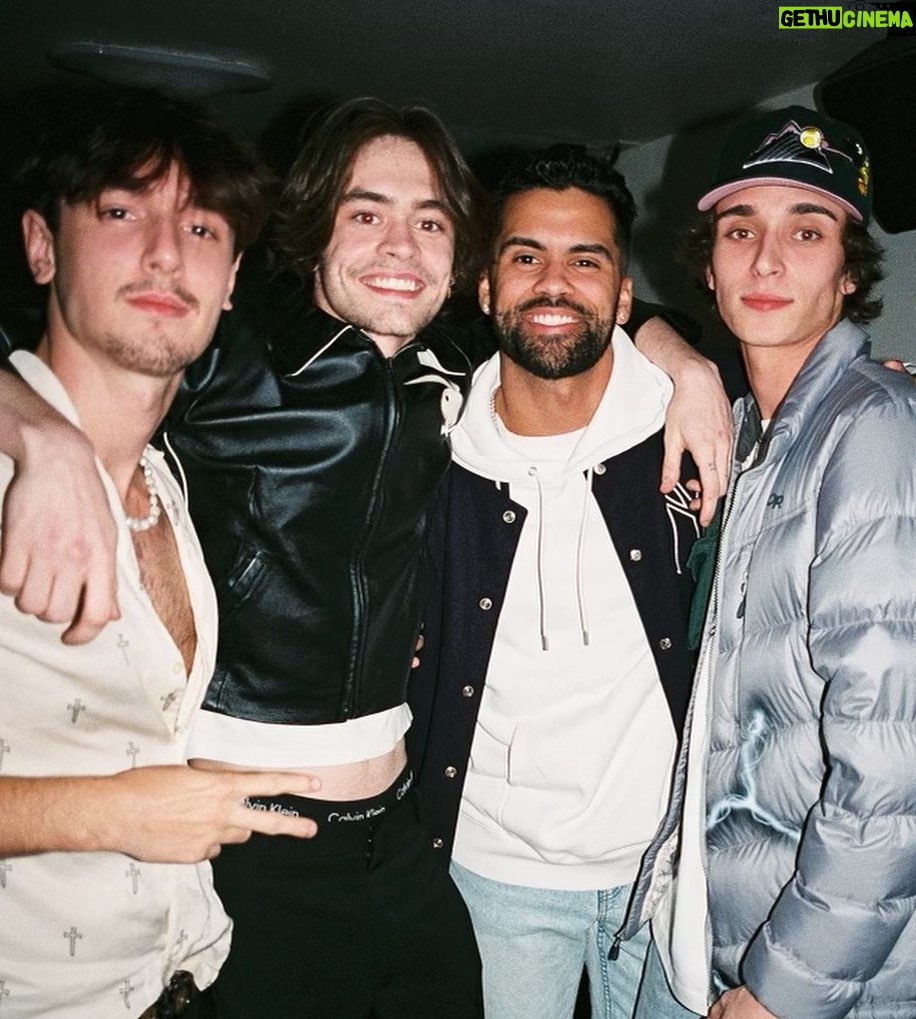Bryce Hall Instagram - we celebrated my hair being brown again! Los Angeles, California
