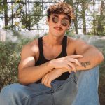 Bryce Hall Instagram - I watched Top Gun & this mustache grew on my face