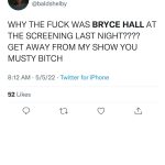 Bryce Hall Instagram - the people of twitter weren’t too fond of me attending the wilds s2 premiere ( great show tho ) Los Angeles, California