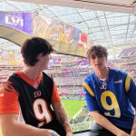 Bryce Hall Instagram - Made a $100k bet with Josh on the Bengals LFG #tnfonprime SoFi Stadium