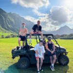 Bryce Hall Instagram - the background looks like a green screen Kualoa Ranch