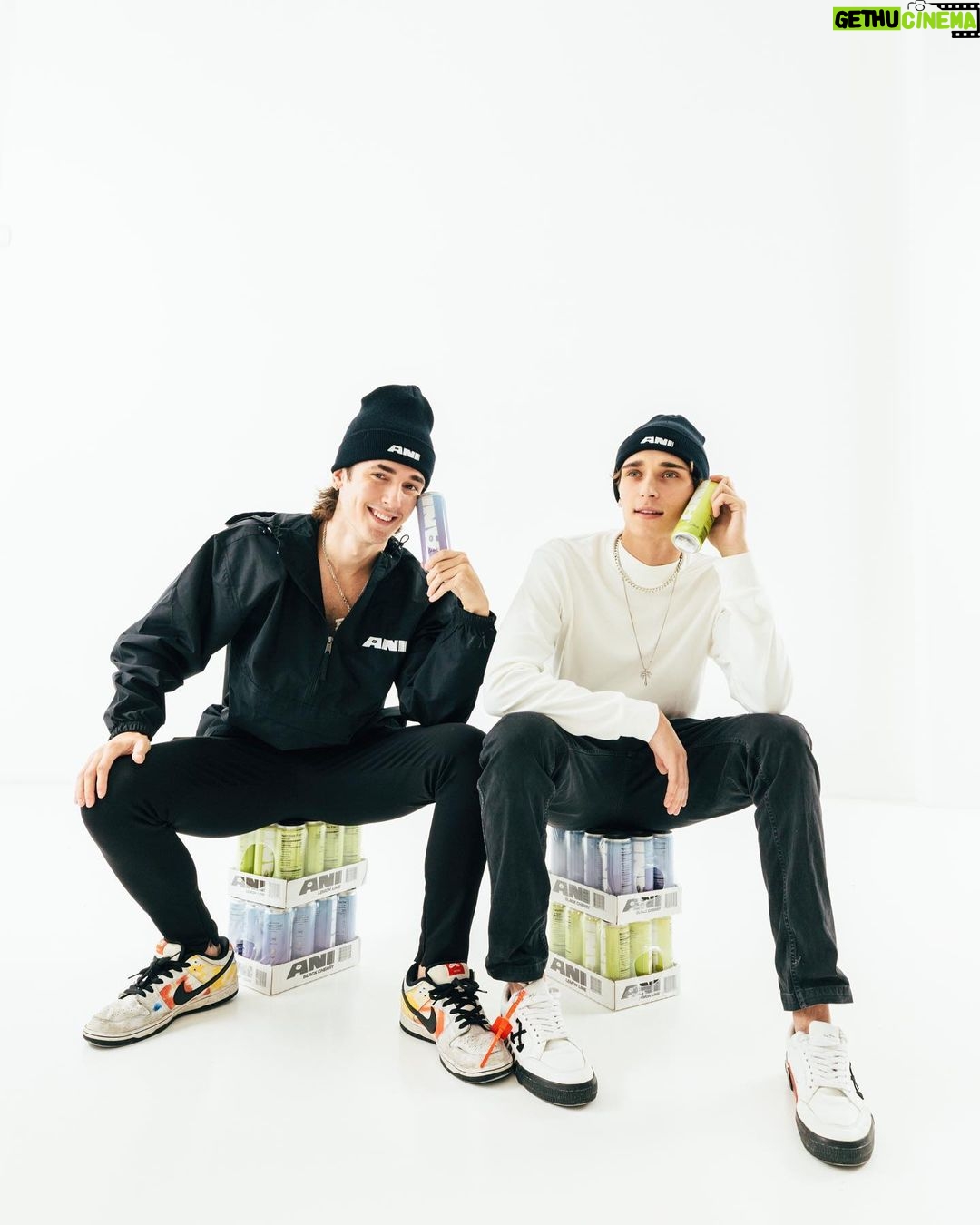 Bryce Hall Instagram - WE DID IT FOR YOU GUYS! @ani.energy is now available on @gopuff ! Order some now ! Los Angeles, California
