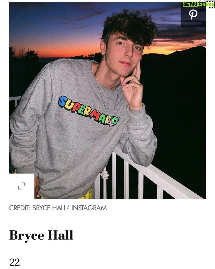 Bryce Hall Instagram - feelin like the sexiest 22 year old in hollywood Los Angeles, California