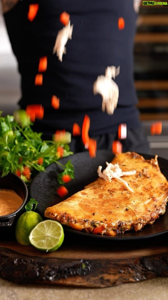 Bryce Hall Instagram - Huge Tacos w/ @brycehall 🎥: @seankennedytv Ingredients: - Chicken breast - Onion - Bell Peppers - Cheddar/Mozzerella cheese - Garlic - Paprika - Garlic powder - S/P - Chili powder - Cumin - Cilantro - Serrano Peppers Sauce - 2 Chipotles in adobo - Mayo - S/P - 2 garlic cloves - Olive oil - Splash of water - Lime