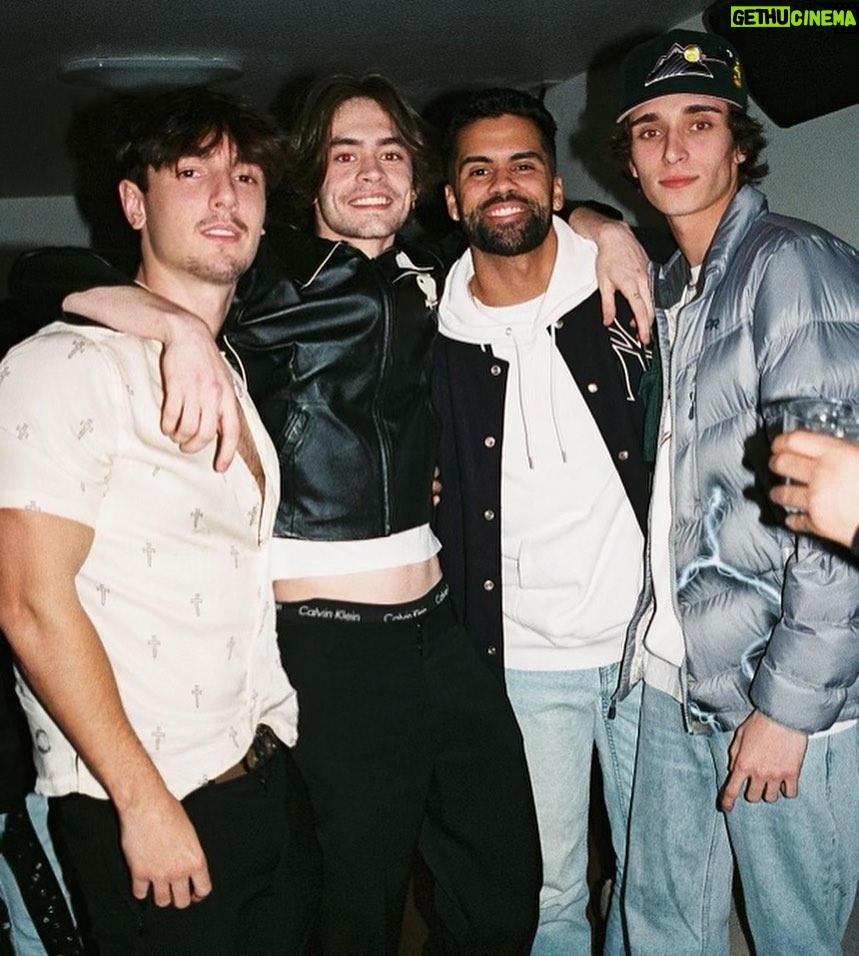Bryce Hall Instagram - we celebrated my hair being brown again! Los Angeles, California