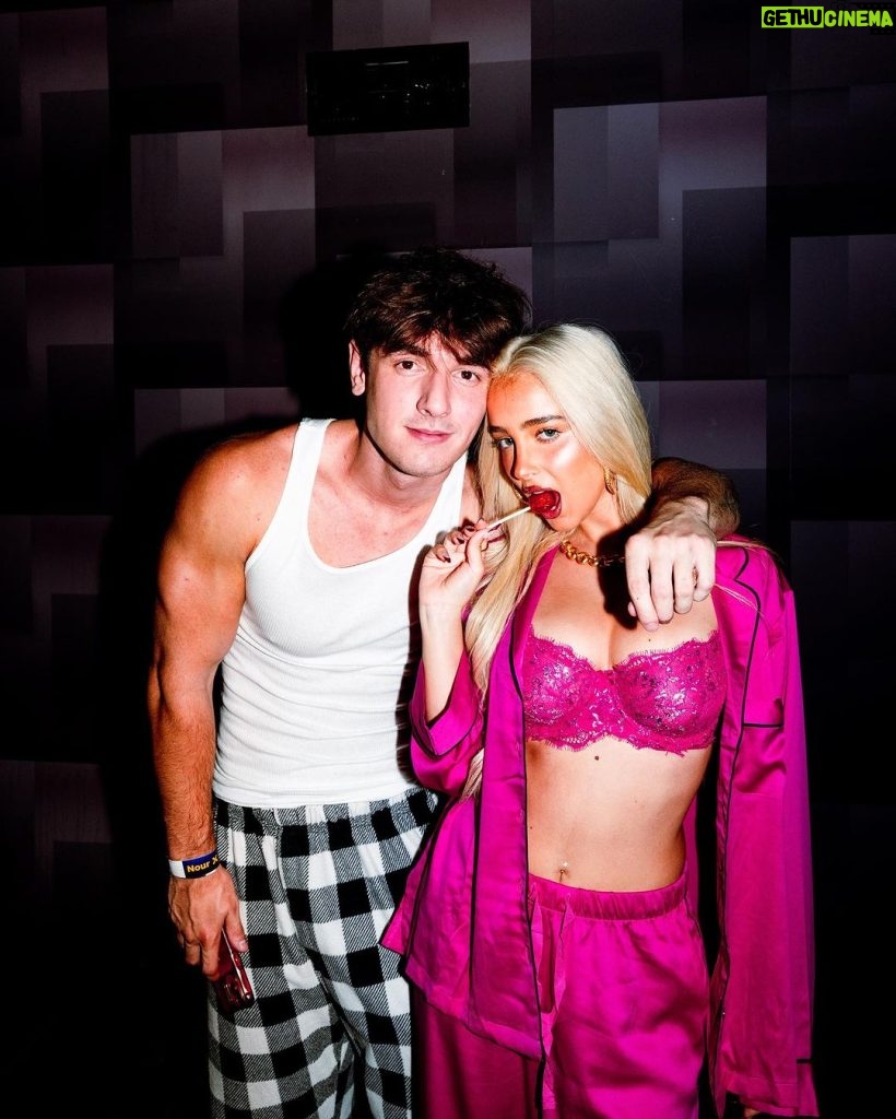 Bryce Hall Instagram - Pajamas at the club > Los Angeles, California
