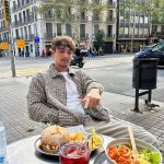 Bryce Hall Instagram - in spain, we eat. Barcelona, Spain
