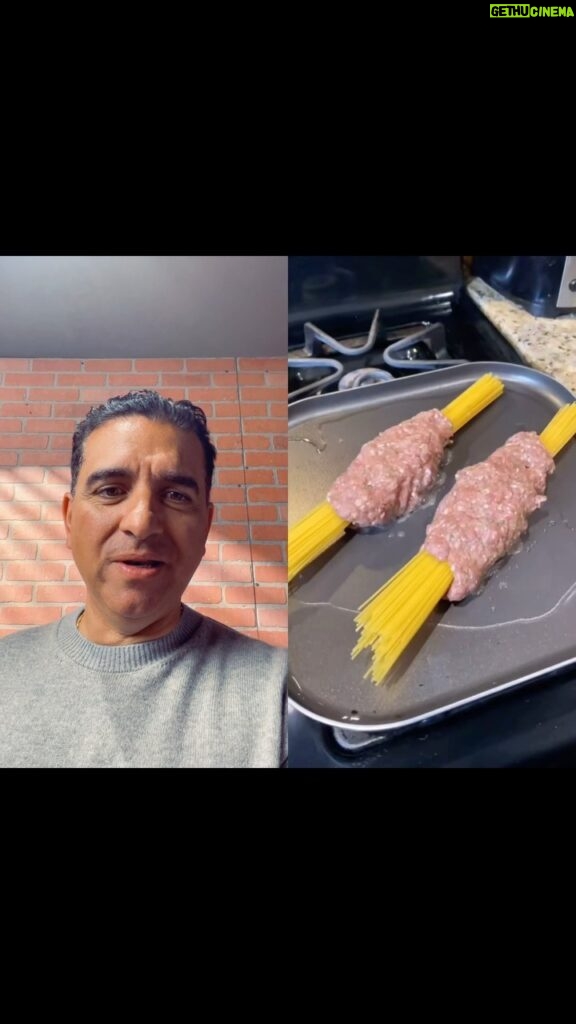 Buddy Valastro Instagram - @BuddyValastro reacts to @GettiShow’s viral “meat spaghetti” recipe 😂