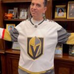 Buddy Valastro Instagram - Remember that time we won the #stanleycup ? Yeah…WE DO TOO! Happy season opening to my second home #vegas on their game tonight! #jerseyeats #buddyvalastro #thelinq #lasvegas #thefortress #vgk #goknightsgo #vegasgoldenknights #itsknighttime #hockeyinthedesert #nhl T-Mobile Arena