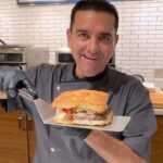 Buddy Valastro Instagram - Today we’re giving you a sneak peek on how we make our famous Jersey Roast Beef Sandwich. When we say it’s our signature sandwich, we mean business! It’s fuggedaboutit good! #bosscafe #buddyvalastro #theboss #lasvegas #thelinq #sandwich #sandwichesofinstagram #roastbeef #freshmozzarella #hotpeppers #fuggedaboutit #howto Las Vegas Strip