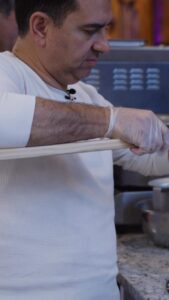 Buddy Valastro Instagram - Rolling with the best mozzarella, #buddy style! 🧀 #KitchenBoss #freshmozzarella #mozzarella
