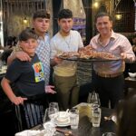 Buddy Valastro Instagram - Delicious dinner @mott32vegas with my favorite boys. Here's to family, food, and Vegas nights! #FamilyFeast #Mott32 #VegasVibes #vegas #venetianvegas Mott 32