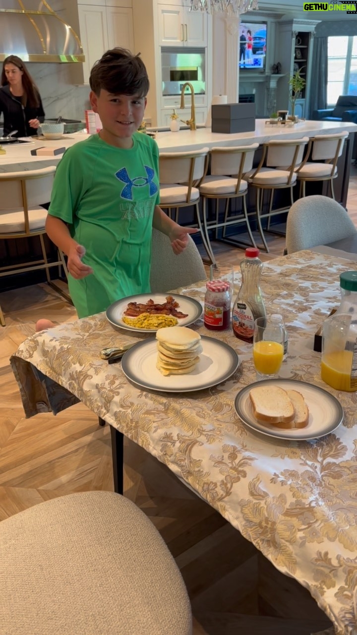 Buddy Valastro Instagram - Father’s Day breakfast made with love by my son, Carlo! 🍳🥞☕️❤️