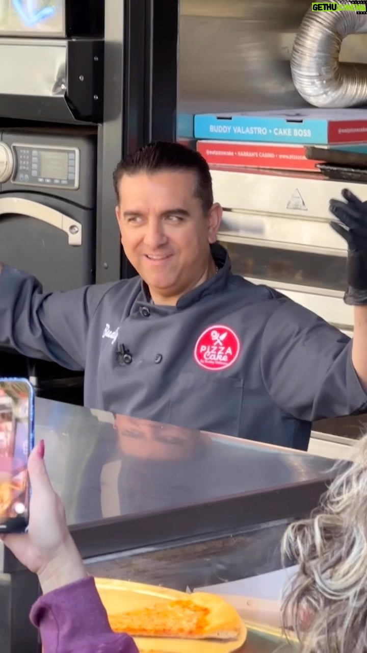 Buddy Valastro Instagram - If PizzaCake is the best AND Vegas is the best, what is it called when Buddy is at PizzaCake when he’s in Vegas? It is the trifecta of all the bestest ever to best? #pizzacake #buddyvalastro #vegas #trifecta #beststuffever #pizza #harrahs #lasvegas #vegasstrip Las Vegas Strip