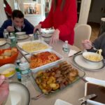 Buddy Valastro Instagram – Everyone is so busy lately with all of the work going on at the factory and opening our new location we don’t always get to see each other so when we do it’s always so special❤️ Luckily we are all so close to one another and get to share meals like these together❤️ thank you Buddy & Lisa for another relaxing & famiglia filled day! Yes people we are this close to one another and you will never go hungry in the Valastro house❤️
#famiglia #carlosbakery #familytime #qualitytime #familygoals #homemadefood