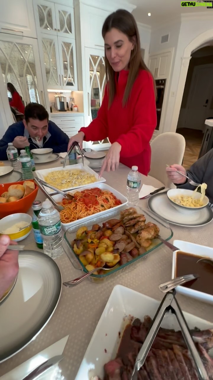Buddy Valastro Instagram - Everyone is so busy lately with all of the work going on at the factory and opening our new location we don’t always get to see each other so when we do it’s always so special❤️ Luckily we are all so close to one another and get to share meals like these together❤️ thank you Buddy & Lisa for another relaxing & famiglia filled day! Yes people we are this close to one another and you will never go hungry in the Valastro house❤️ #famiglia #carlosbakery #familytime #qualitytime #familygoals #homemadefood