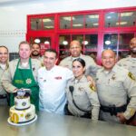 Buddy Valastro Instagram – You know I love #Vegas and this morning I was able to celebrate both the new sheriff in town AND the 50th Anniversary of @LVMPD. Big thanks to them for the beautiful plaque!

#carlosbakery #cakeboss #LVMPD #SheriffMcMahill #LVMPD50 #Vegas #LasVegas #ServeandProtect