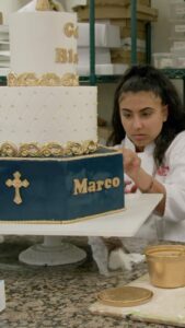 Buddy Valastro Instagram - Sofia (@fiav_21) bakes a special confirmation cake for Marco (@marco_valastro26) & Carlo! 🎂   @BuddyValastro’s #CakeDynasty | All-New Saturdays 10/9c on @AETV’s @Home.Made.Nation