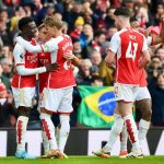 Bukayo Saka Instagram - Back at it 🖐🏿💪🏿 Good to see you again Gunners 🔴 Emirates Stadium