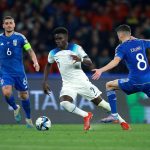Bukayo Saka Instagram - Great way to start the qualifiers, next stop Wembley! Come on England! 🏴󠁧󠁢󠁥󠁮󠁧󠁿