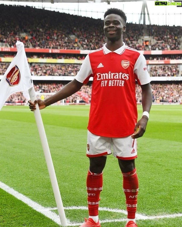 Bukayo Saka Instagram - What a way to go into the international break! ⚽️⚽️🔴🚩
