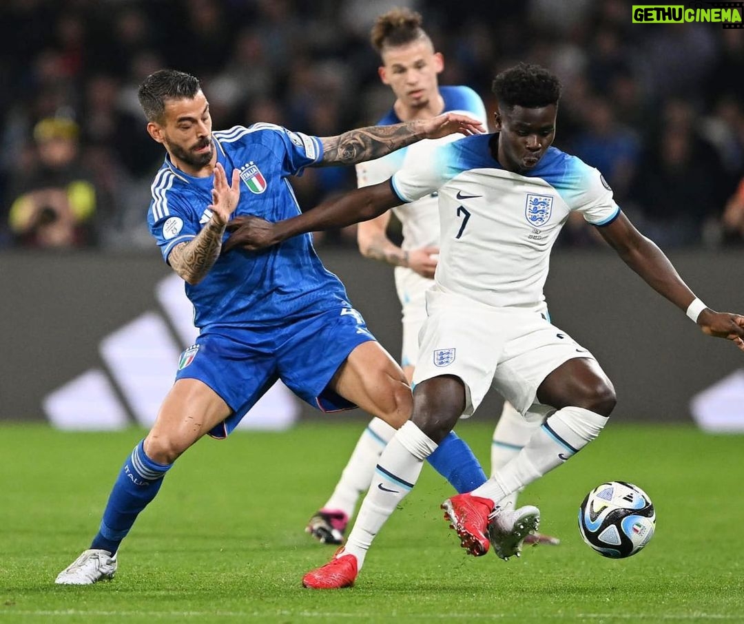 Bukayo Saka Instagram - Great way to start the qualifiers, next stop Wembley! Come on England! 🏴