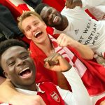 Bukayo Saka Instagram - 3 Points, 3 Smiles 😁 Keep Believing! 🔴