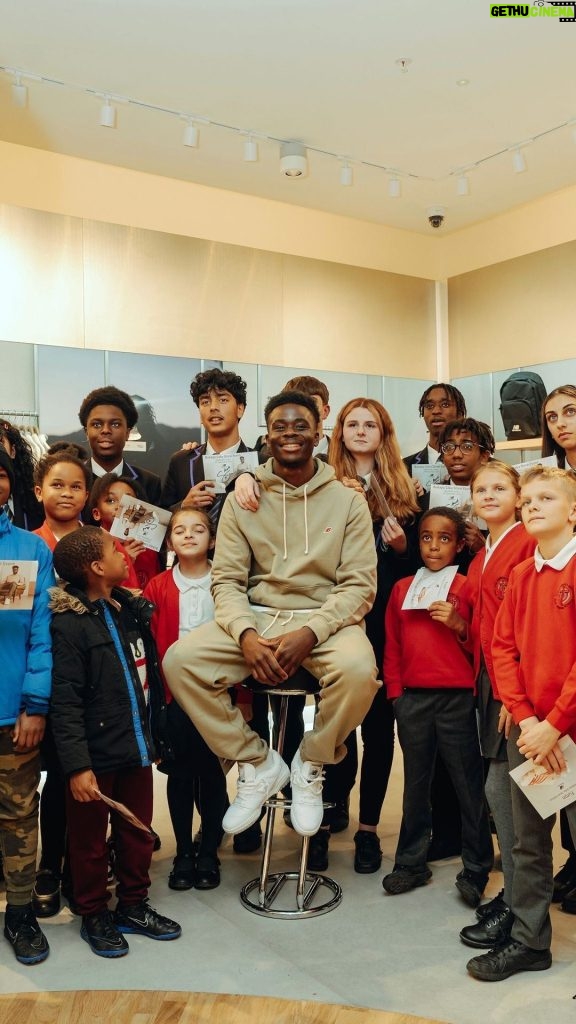 Bukayo Saka Instagram - I had a great time heading back home to West London to bring the community together with my @newbalance family. I appreciate all of you for coming out, and it was a pleasure spending time with you all. Wishing you all the very best for the future! 🙏🏿