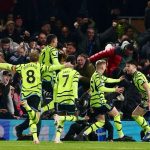 Bukayo Saka Instagram - 2️⃣0️⃣0️⃣ Apps @arsenal ✅🙏🏿 Moments like these are why I love my club! 🔴❤️