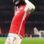 Bukayo Saka Instagram - That N5 noise 🔊 👊 @BukayoSaka87 Emirates Stadium