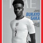 Bukayo Saka Instagram - It’s an honour ! Thank you @time 🖤