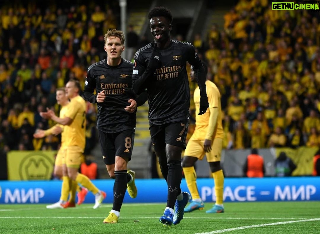 Bukayo Saka Instagram - They all count ! 😝 Happy with the win, now full focus on Sunday #COYG GOD'S FAVOR