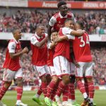 Bukayo Saka Instagram - WE run this place ! #COYG🔴 Emirates Stadium