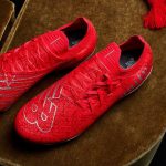Bukayo Saka Instagram - Progress and Unity. The new #Furon 7 Bukayo Saka Signature Edition. Available to shop now. #NBFootball @newbalance Ealing, United Kingdom