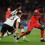 Bukayo Saka Instagram - Showed great character tonight and we deserved more in the end ! Thank you Wembley for your support 🏴󠁧󠁢󠁥󠁮󠁧󠁿❤️ Wembley Stadium